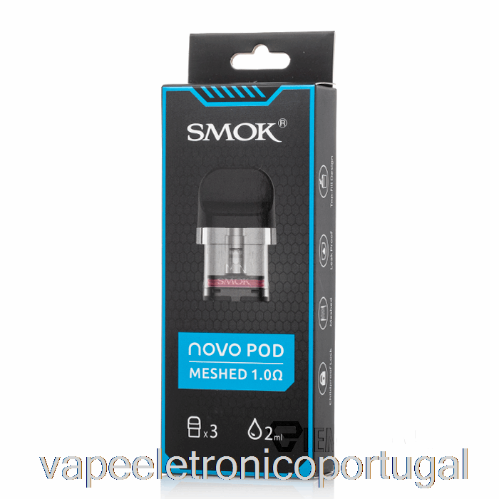 Vape Eletrônico Smok Novo Cartuchos De Substituição Pod 1.0ohm Novo Mesh Pods